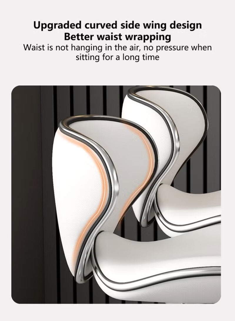 أجريون 2 pcs كرسي بار، تصميم فراشة، كرسي بار قابل للتعديل الارتفاع، كرسي بار مرتفع مريح يدور 360 درجة، لطاولة المطبخ المنزلية أو الحانة أو مكتب أمين الصندوق - Image 4